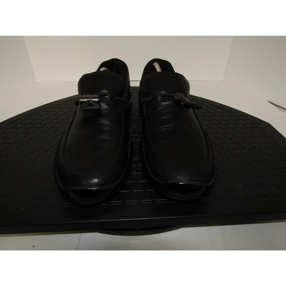 Prada Men's Black Solid Loafer Dress Comfort Driving Shoes Size 10 - Picture 1 of 13